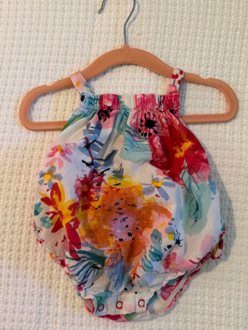 Baby Girl Tank Top Summer Romper, all natural fibers